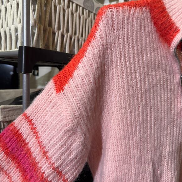 NWT French Connection Nika Half Zip Sweater Wool Blend Size S - Picture 5 of 13